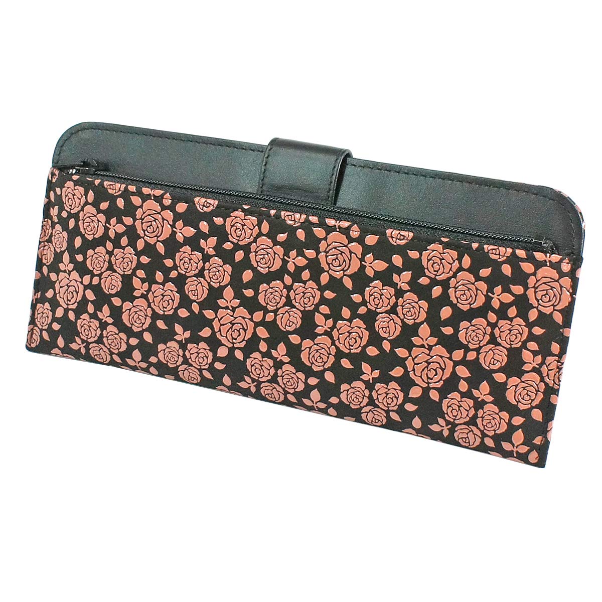 [印傳屋] 印伝 長財布 束入L 薄い 鹿革 黒地×ピンク漆 ローズ小柄 2107-51-176 Amazon | [印傳屋] 印伝 長財布 束入L 薄い 鹿革 黒地×ピンク漆 ローズ